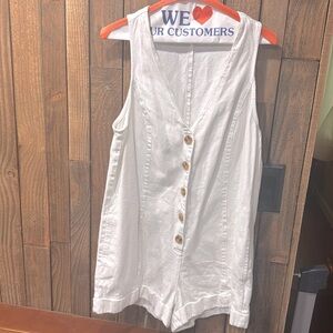 Show Me Your Mumu San Diego romper in Seasalt